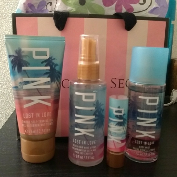PINK Victoria's Secret Other - Pink VS  lost in love set rare new